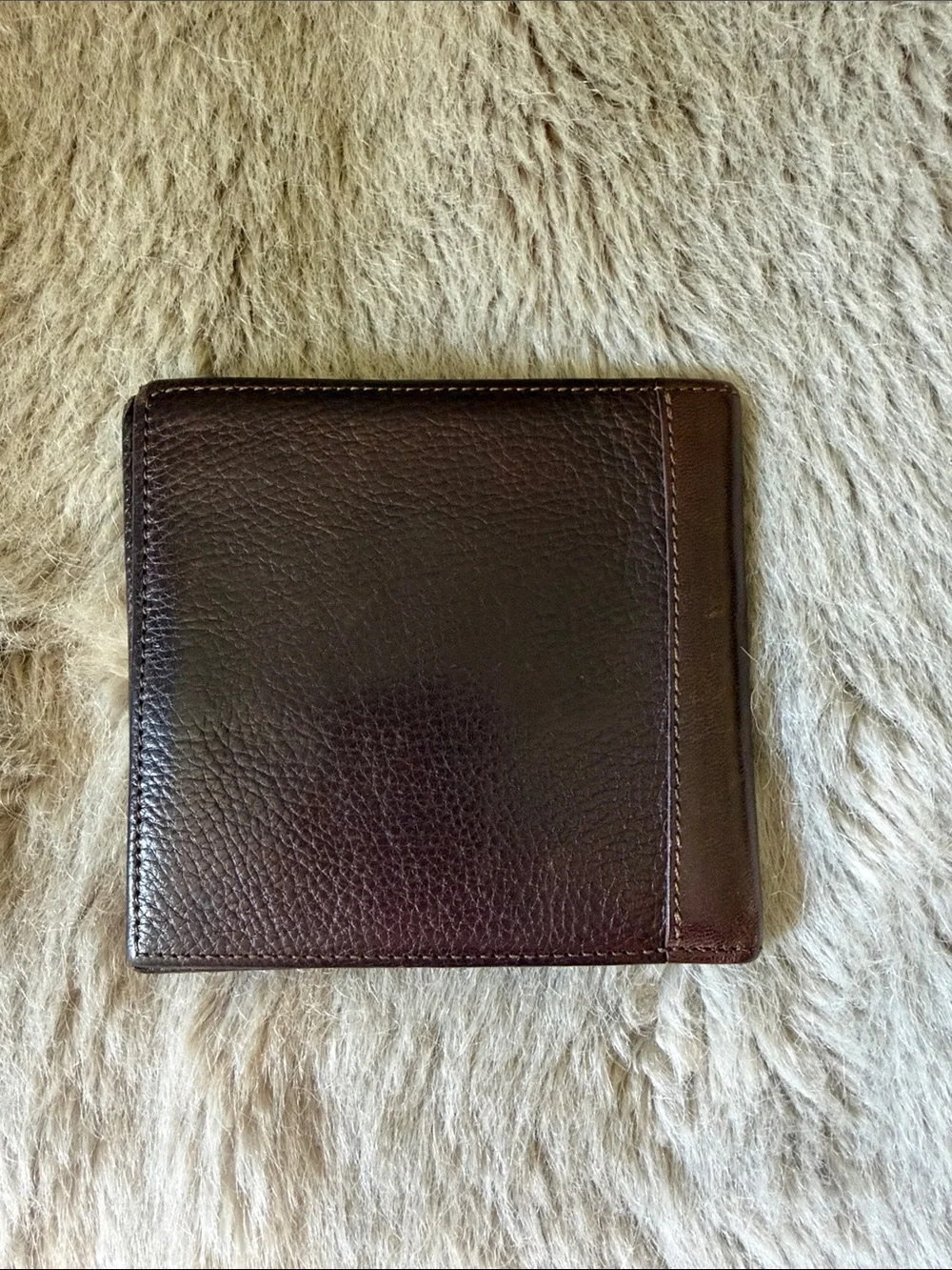 Classic Brown Leather Bi-Fold Wallet - Cole Haan